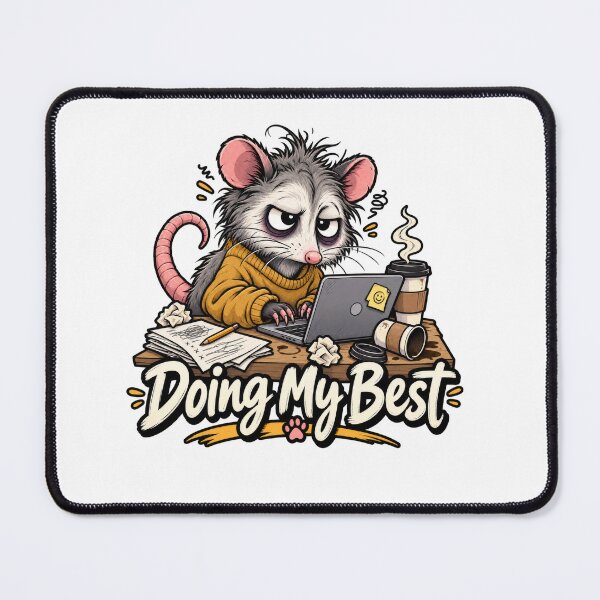 Item preview, Doing My Best Tired Possum designed and sold by Trendy-Artistry.