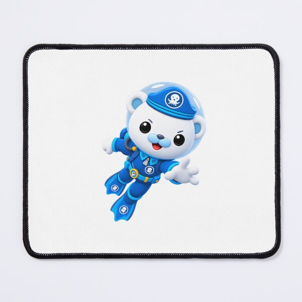 Item preview, Cute Octonauts Captain – Deep Sea Explorer Pose ??❄️ designed and sold by Naresh-pinjani.