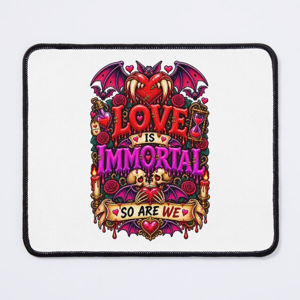 Item preview, DARK LOVE ❤️ - MONSTER ROMANCE COLLETION - VAMPIRE LOVE - LOVE IS IMMORTAL - SO ARE WE designed and sold by WheelieGdArt.