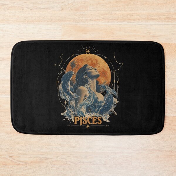 Item preview, Pisces Zodiac Mermaid Siren Blood Moon Astrology Design designed and sold by Cary-s.
