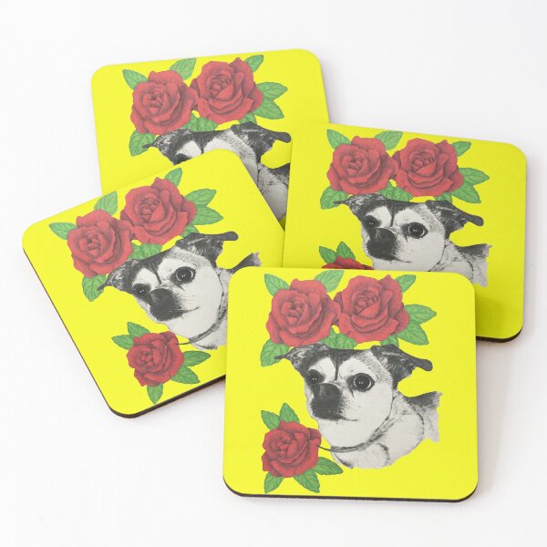 Item preview, chihuahua with roses yellow  designed and sold by Fred  Terpe.