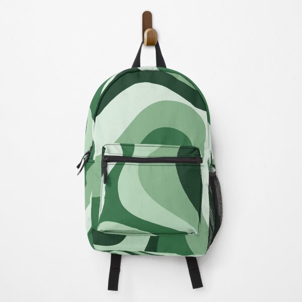 Item preview, Liquid Swirl Retro Abstract in green tones, Cream, and White designed and sold by Differenceee.