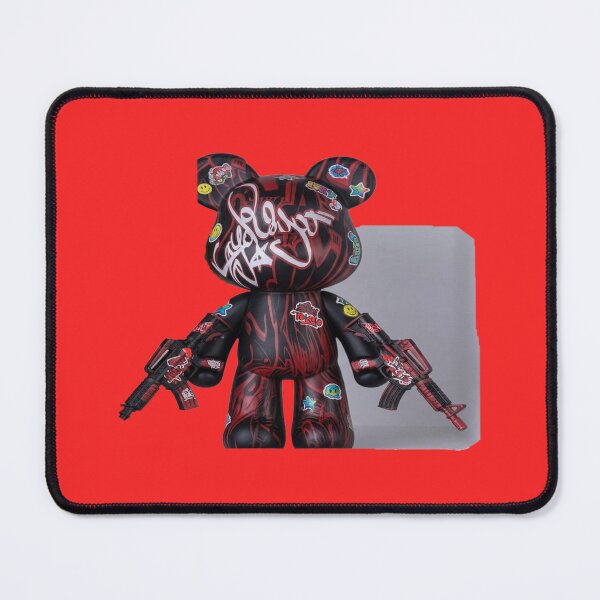 Item preview, Vibrant Urban Graffiti Street Art Bear Figurine designed and sold by Francisbb.