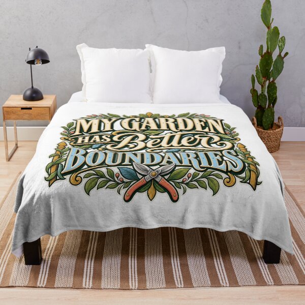 Item preview, My Garden Has Better Boundaries Funny Gardener designed and sold by FZ Designs.