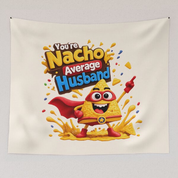 Item preview, Cute "You're Nacho Average Husband" | Kawaii Husband Superhero Birthday Pun designed and sold by Moons Studio.