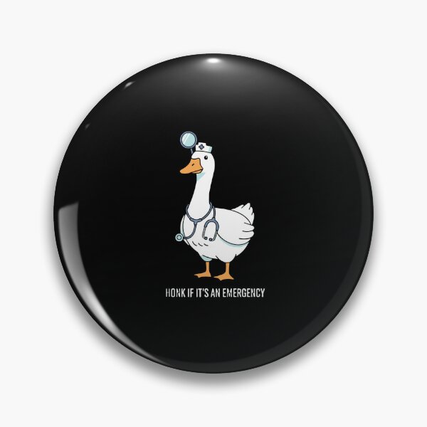 Item preview, Honk If It's An Emergency Medical Goose Doctor Nurse Veterinarian designed and sold by PopStars1993.