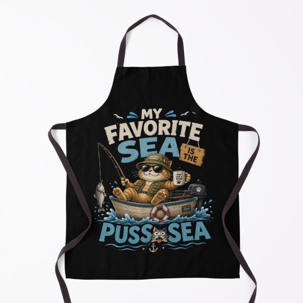 Item preview, My Favorite Sea is The Puss-Sea designed and sold by TheEndDesign.