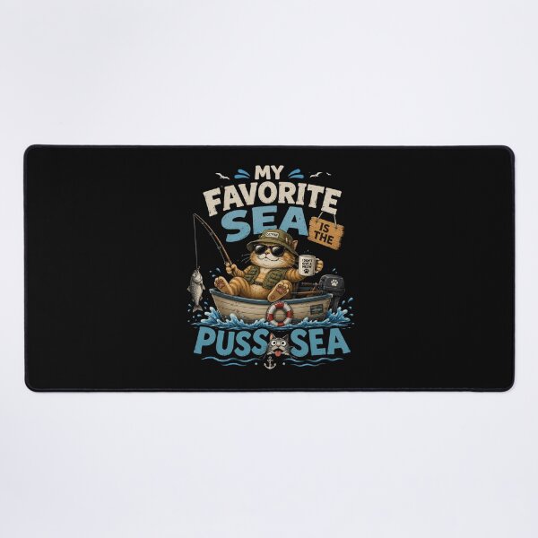 Item preview, My Favorite Sea is The Puss-Sea designed and sold by TheEndDesign.
