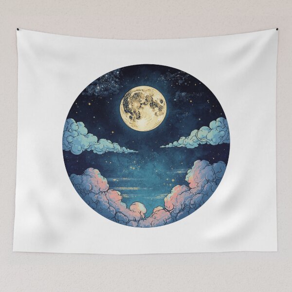 Item preview,  The Moon Stayed Anyway designed and sold by catcurio.