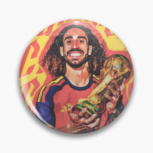 Item preview, Marc Cucurella Spain World Cup Trophy Football Graphic Poster designed and sold by Shopunte.