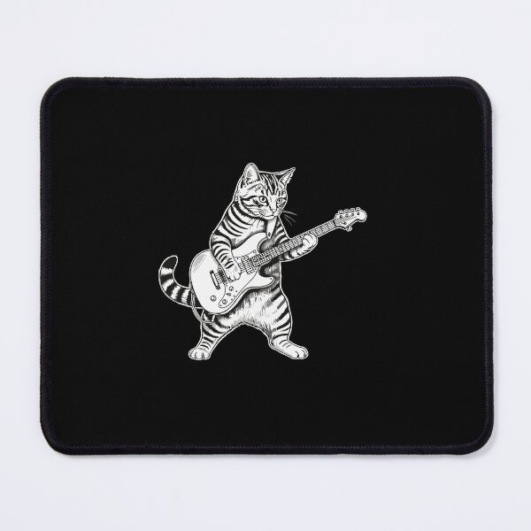 Item preview, Cat Playing Electric Guitar Musician Rock And Roll Lover designed and sold by PopStars1993.