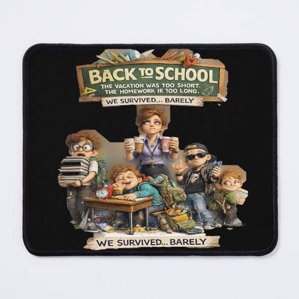 Item preview, We Survived Barely Funny Back To School Mom designed and sold by Funnygiftsstudio .