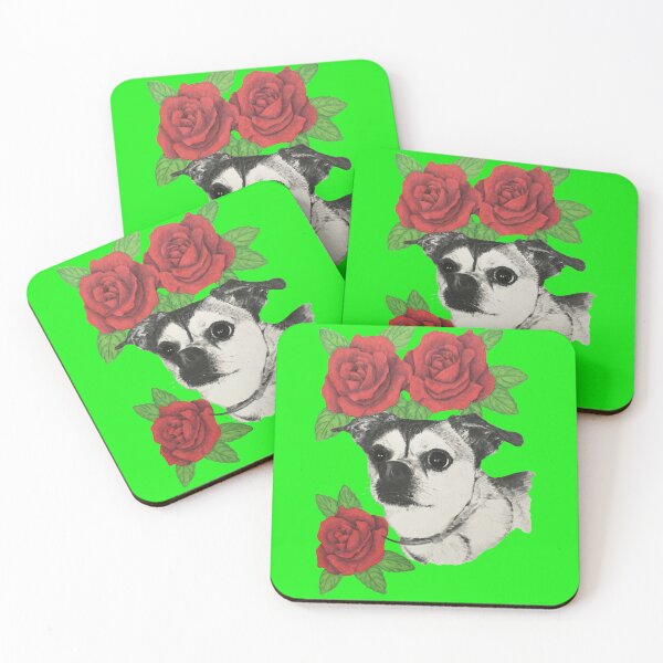 Item preview, chihuahua with roses green  designed and sold by Fred  Terpe.
