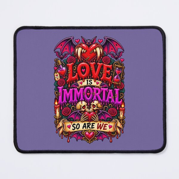 Item preview, DARK LOVE ❤️ - MONSTER ROMANCE COLLETION - VAMPIRE LOVE - LOVE IS IMMORTAL - SO ARE WE v3 designed and sold by WheelieGdArt.