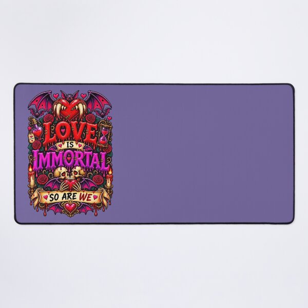 Item preview, DARK LOVE ❤️ - MONSTER ROMANCE COLLETION -  VAMPIRE LOVE -   LOVE IS IMMORTAL - SO ARE WE v3 designed and sold by WheelieGdArt.