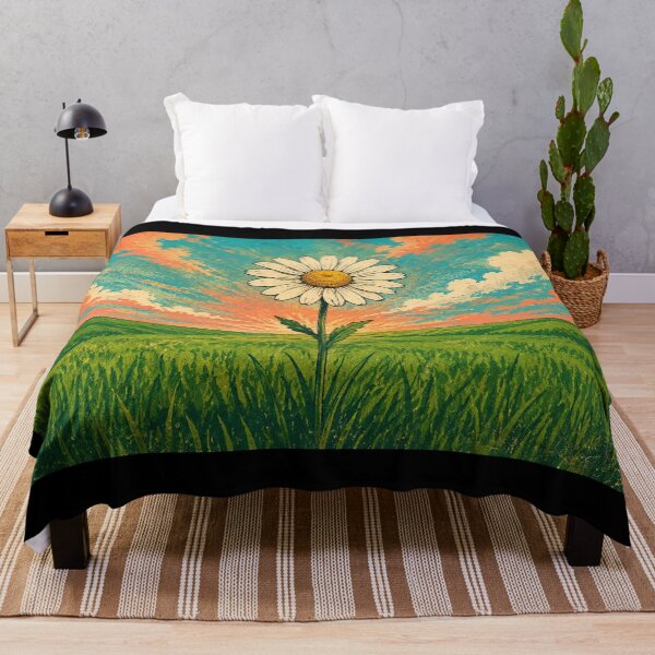Item preview, Solitary Daisy Meadow Pop Art designed and sold by naturalsurvival.