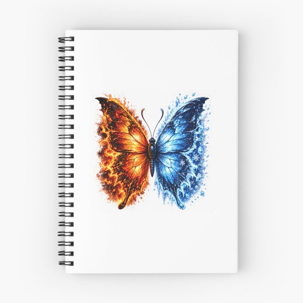 Item preview, Where Fire Meets Ice, Wings Take Flight | Two Elements, One Powerful Spirit designed and sold by ratansansaar.