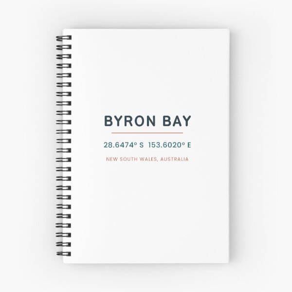 Item preview, Byron Bay Coordinates Minimalist Design designed and sold by BondiDrift.