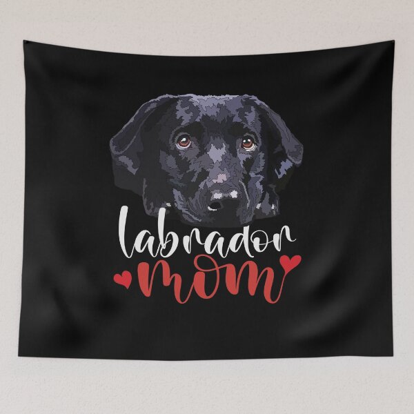 Item preview, Black Labrador Mom Retriever Dog designed and sold by Just-Arts-4U.