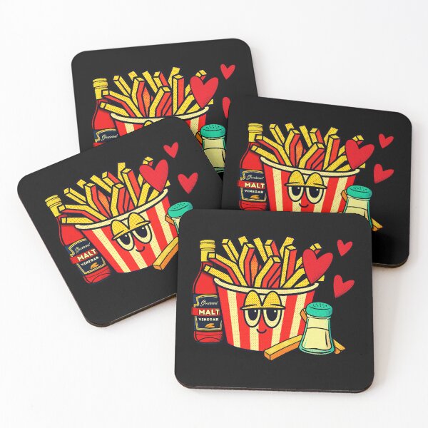 Item preview, French Fries and Malt Vinegar Retro Pop Art designed and sold by pulse_retail.