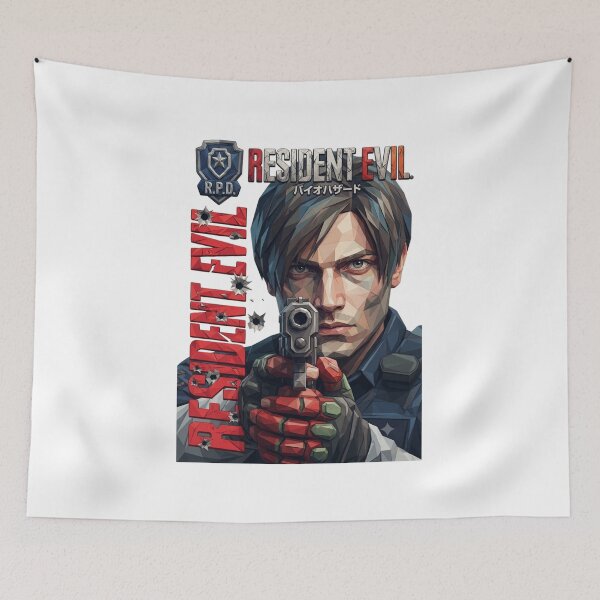Item preview, Resident Evil Leon Kennedy Biohazard Gritty Art designed and sold by jhgjykuo.