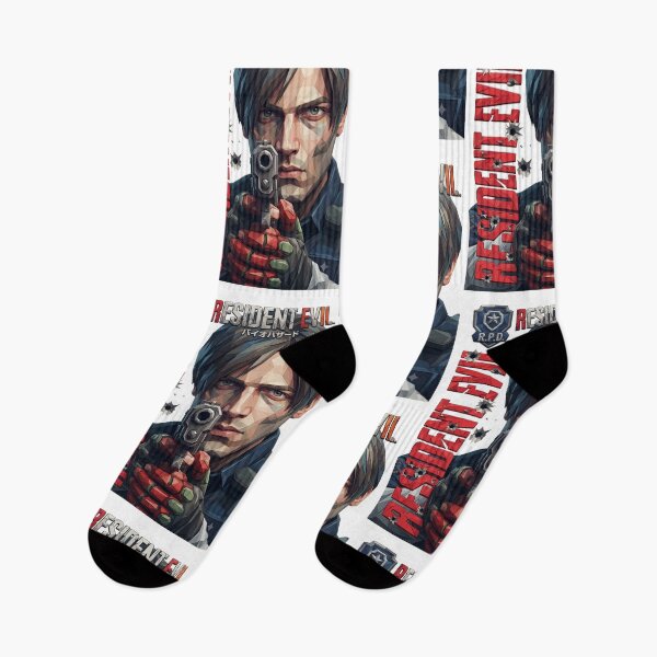 Item preview, Resident Evil Leon Kennedy Biohazard Arte crudo designed and sold by jhgjykuo.