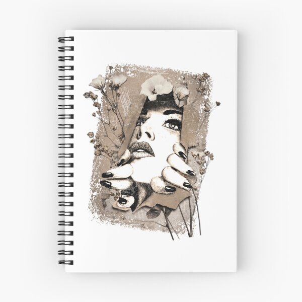 Item preview, Woman Awakening - Realistic Dark Floral Portrait designed and sold by RonnyMilleo.