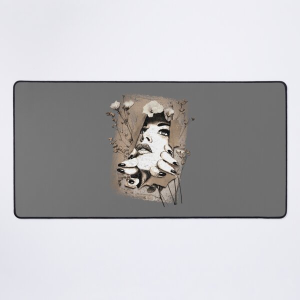 Item preview, Woman Awakening - Realistic Dark Floral Portrait designed and sold by RonnyMilleo.
