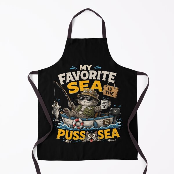 Item preview, My Favorite Sea is The Puss-Sea designed and sold by TheEndDesign.