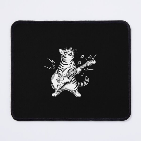Item preview, Rock And Roll Cat Guitarist Feline Music Lover designed and sold by PopStars1993.