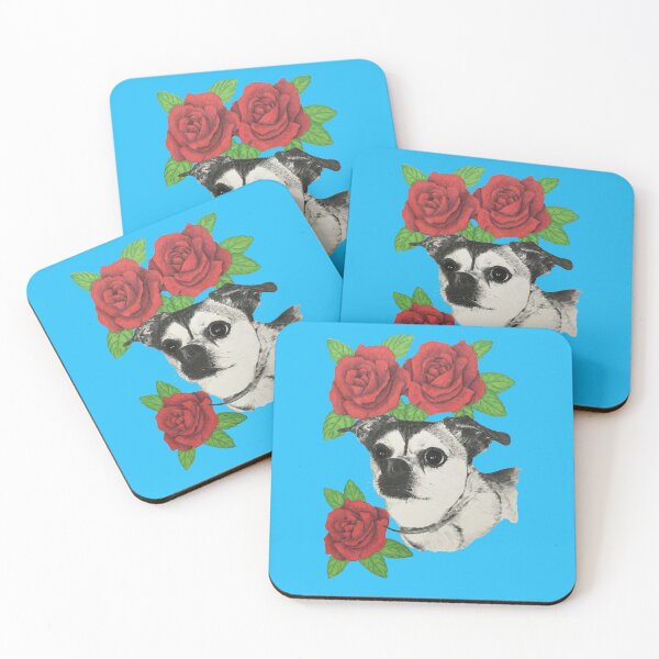 Item preview, chihuahua with roses blue  designed and sold by Fred  Terpe.