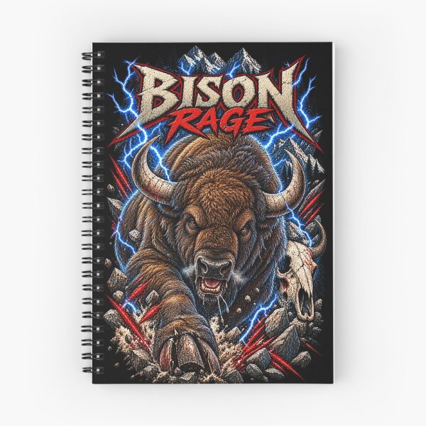 Aperçu de l'œuvre RAGE DU BISON créée et vendue par KrungiT Design .