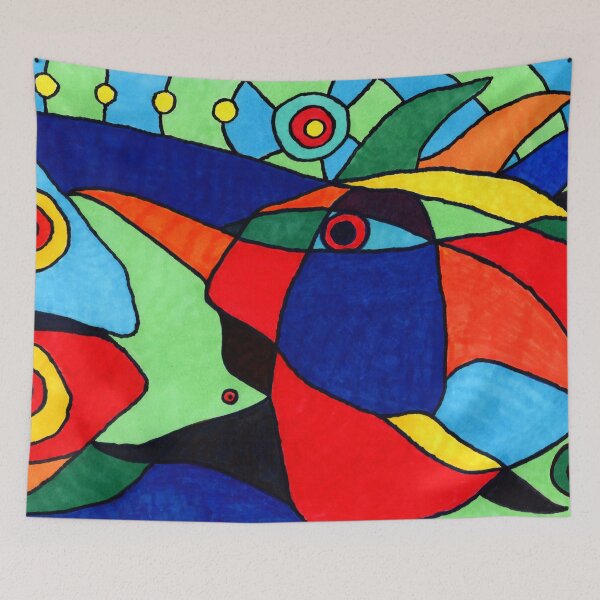 Item preview, Bird Bazaar designed and sold by LesenArt.