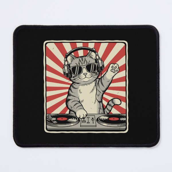 Item preview, DJ Cat Music Lover designed and sold by SofiBlair.