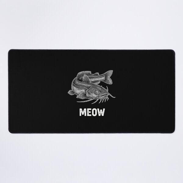Item preview, Meow Catfish Angler Fishing Humor designed and sold by PopStars1993.