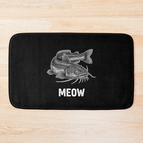 Item preview, Meow Catfish Angler Fishing Humor designed and sold by PopStars1993.