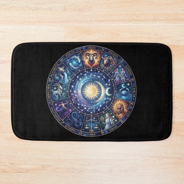 Item preview, Celestial Zodiac Wheel Astrology Horoscope Star Sign Cosmic Gift designed and sold by KTD28_SHOP.