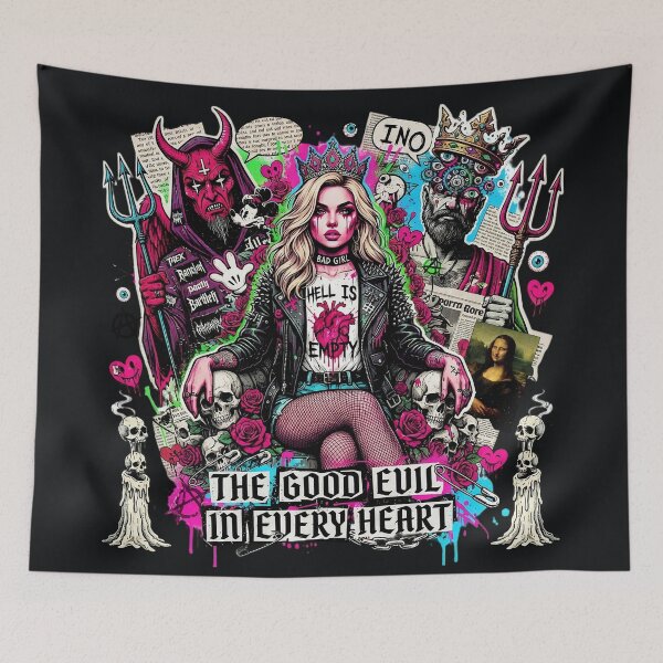 Item preview, Punk Queen Sitting On Throne designed and sold by Voodoo Store Paranormal Collections.