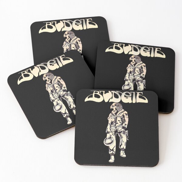 Item preview, Budgie Inspired Classic Heavy Rock Design designed and sold by MayDavi.
