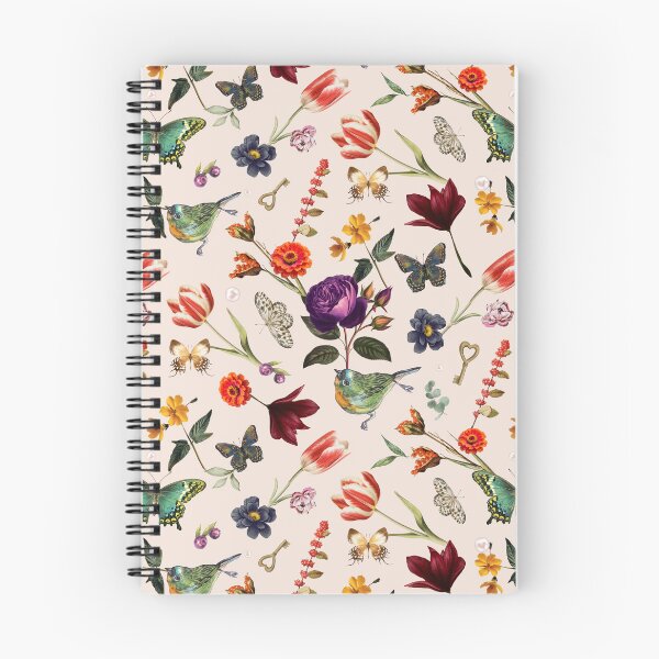 Item preview, Vintage Botanical Floral Butterfly Pattern designed and sold by jianina-alondra.