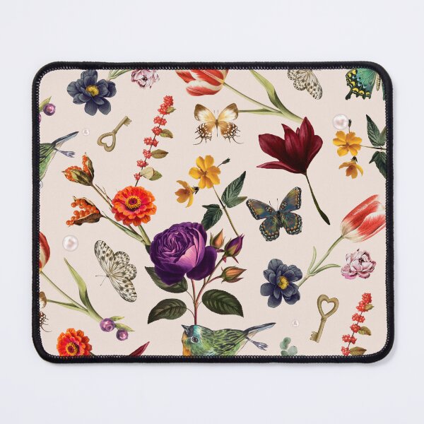 Item preview, Vintage Botanical Floral Butterfly Pattern designed and sold by jianina-alondra.