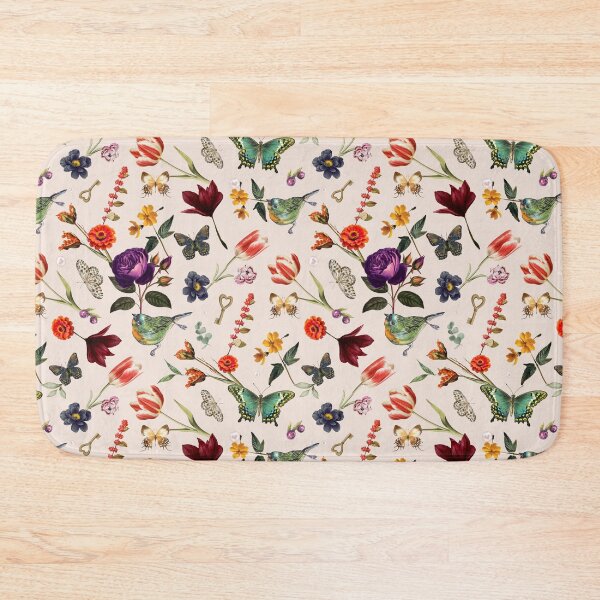 Item preview, Vintage Botanical Floral Butterfly Pattern designed and sold by jianina-alondra.