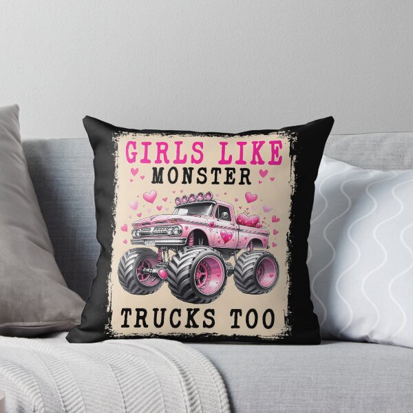 Item preview, Girls Like Monster Trucks Too designed and sold by Krwasatoune.