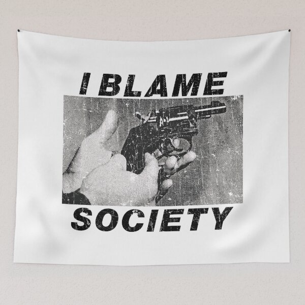 Item preview,  I Blame Society Vintage Graphic designed and sold by jundobays.
