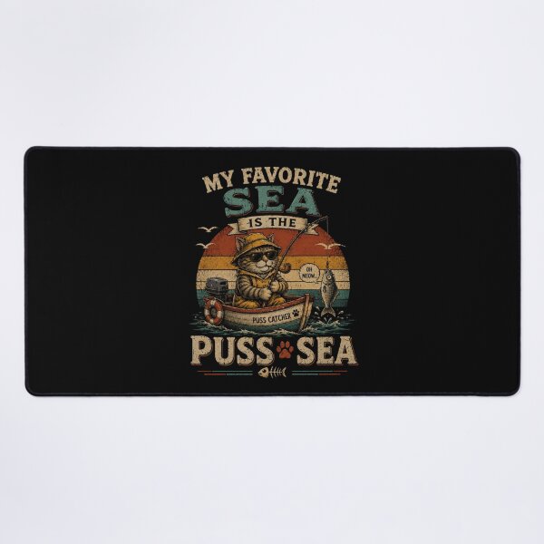 Item preview, My Favorite Sea is The Puss-Sea designed and sold by TheEndDesign.