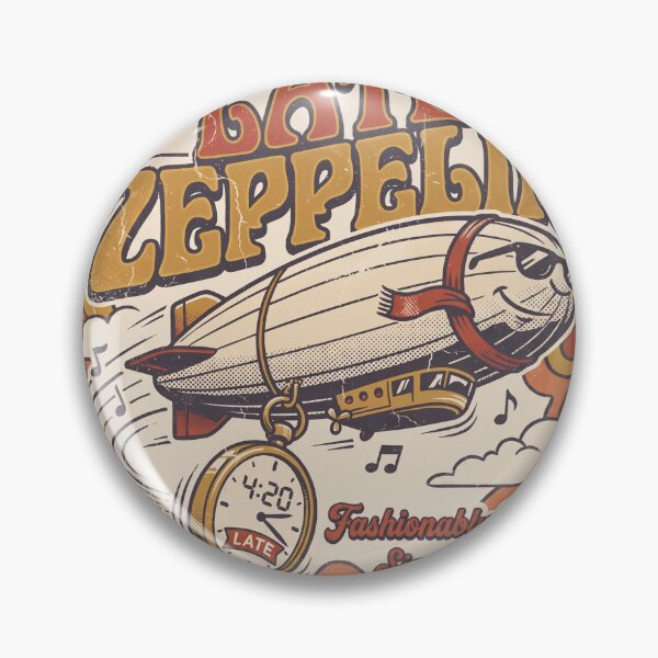 Item preview, Late Zeppelin Fashionably Late Since 1968 designed and sold by davitabros.
