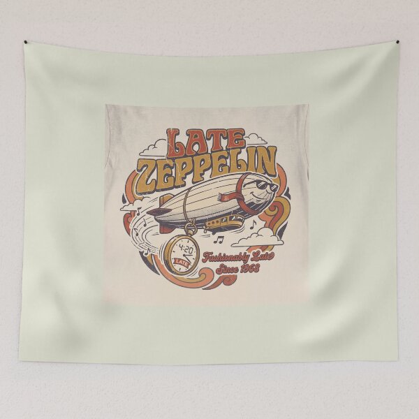 Item preview, Late Zeppelin Fashionably Late Since 1968 designed and sold by davitabros.