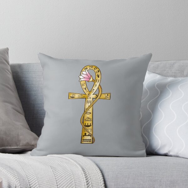 Item preview, Egyptian Ankh Cross with Eye of Horus & Lotus designed and sold by LittleHappiness by Kamollak .