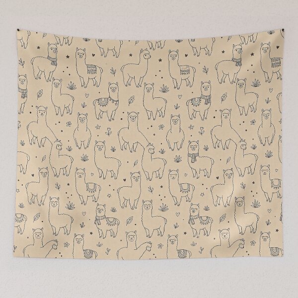 Item preview, alpaca seamless pattern by Why designed and sold by polizeman.