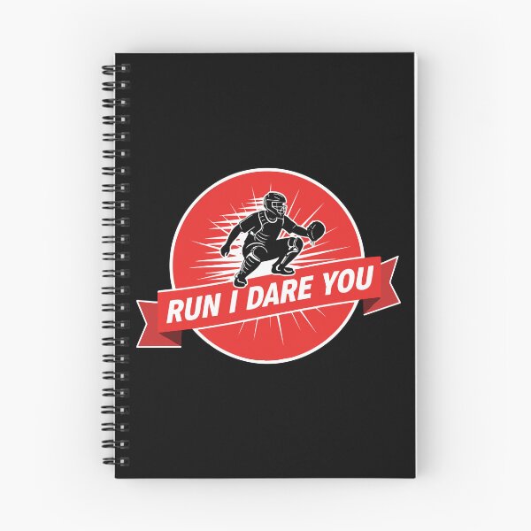 Item preview, Run I Dare You Baseball Catcher Player Fan designed and sold by PopStars1993.